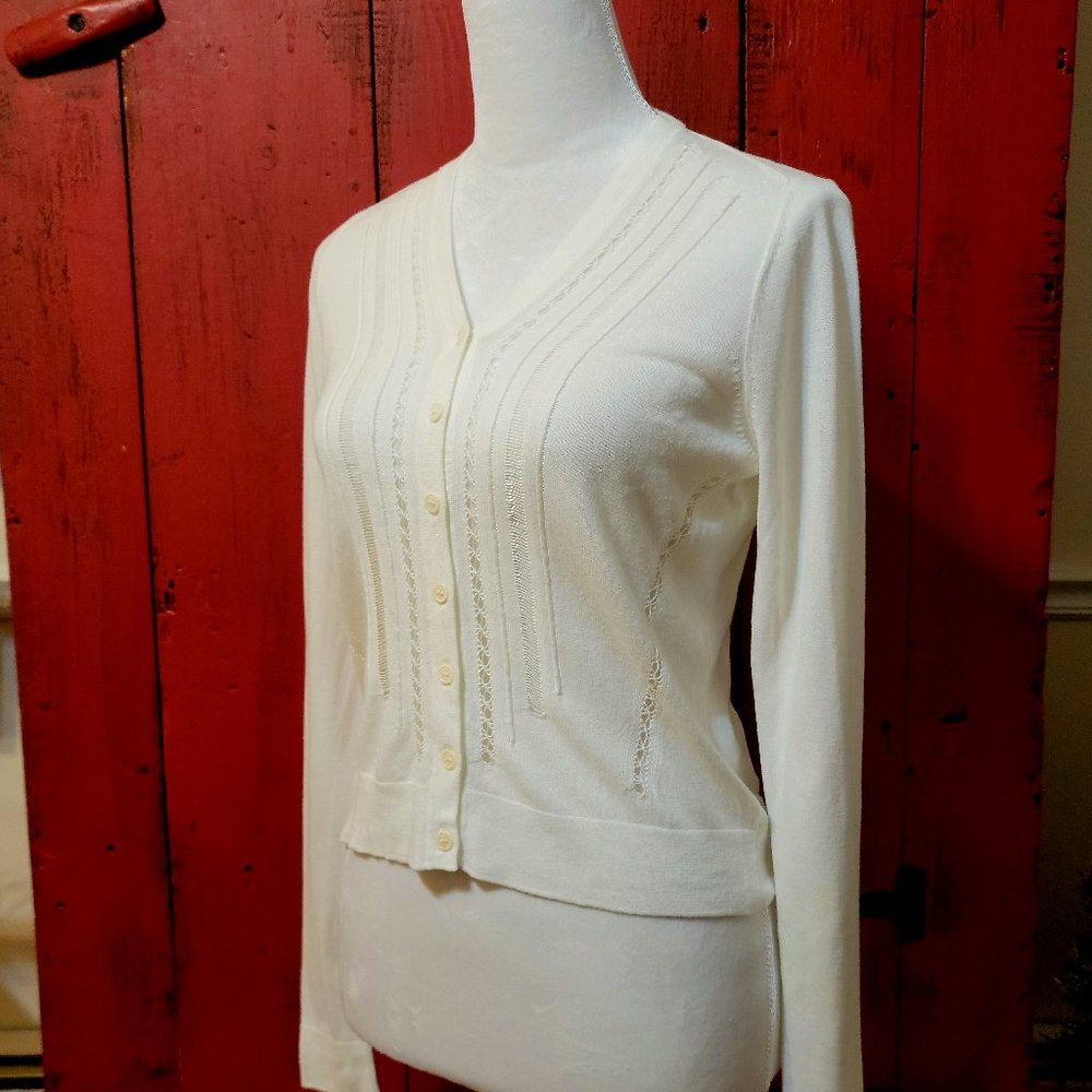 Cotton sweater - White - small